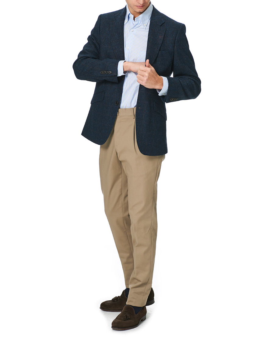 Herre | Dressjakker | Walker Slater | William Lambswool Tweed Jacket Navy Red