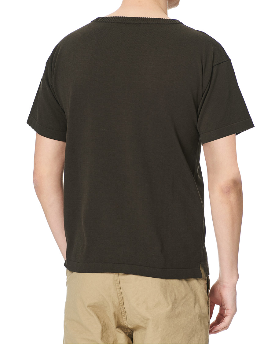Herre | T-Shirts | Andersen-Andersen | Boatsman Short Sleeve Tee Hunting Green