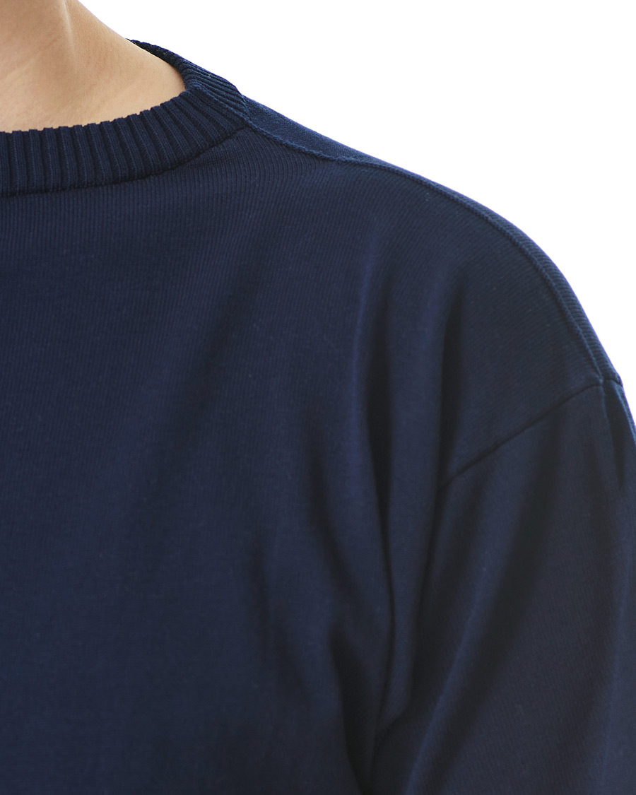 Herre | T-Shirts | Andersen-Andersen | Boatsman Short Sleeve Tee Royal Blue