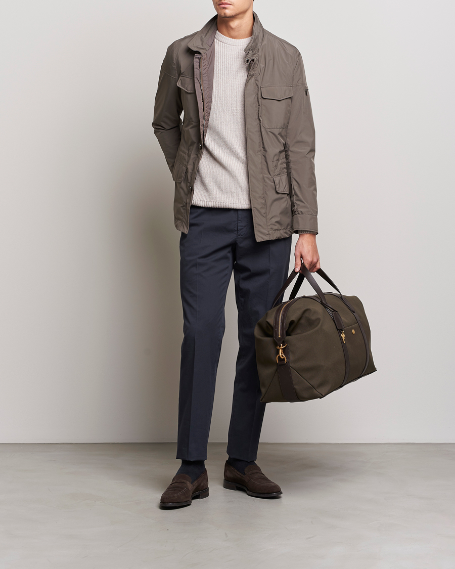 Herre | Vesker | Mismo | MismoM/S Avail 48h Nylon WeekendbagArmy/Dark Brown