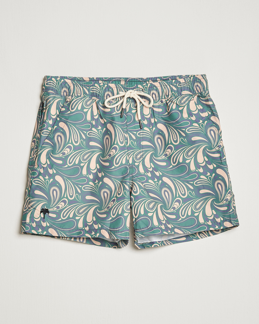 Herre | Badeshorts | OAS | Printed Swimshorts Woodstock