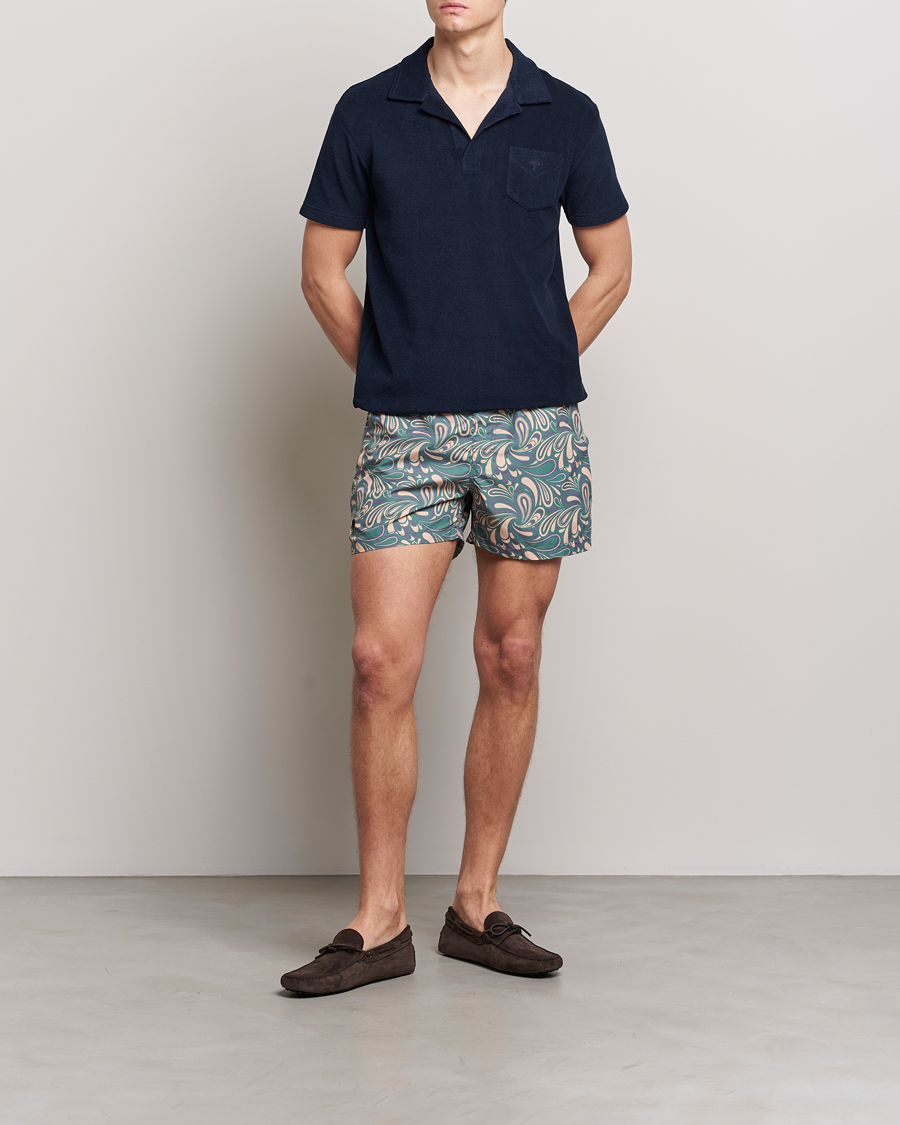 Herre | Badeshorts | OAS | Printed Swimshorts Woodstock