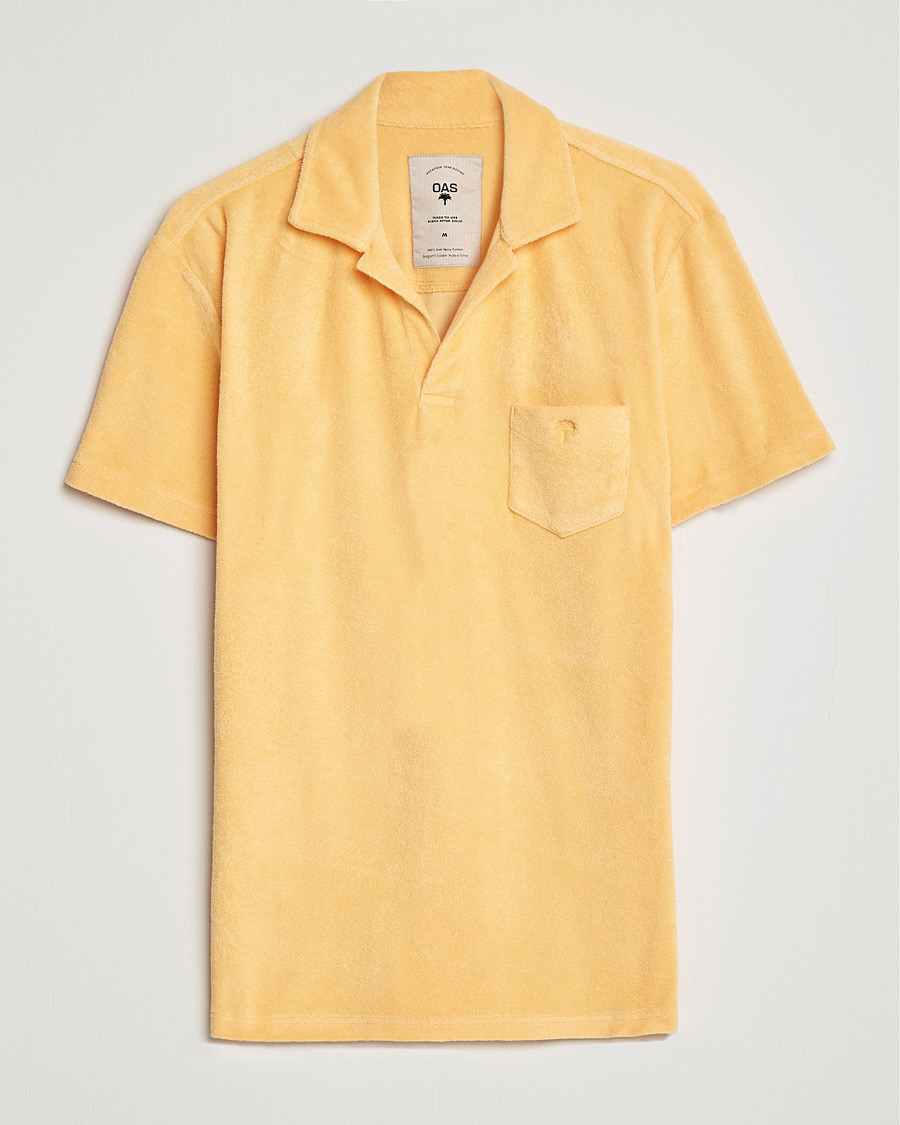 Herre | Pikéer | OAS | Short Sleeve Terry Polo Peach