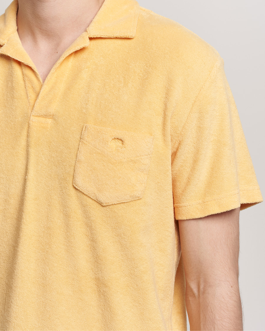 Herre | Pikéer | OAS | Short Sleeve Terry Polo Peach