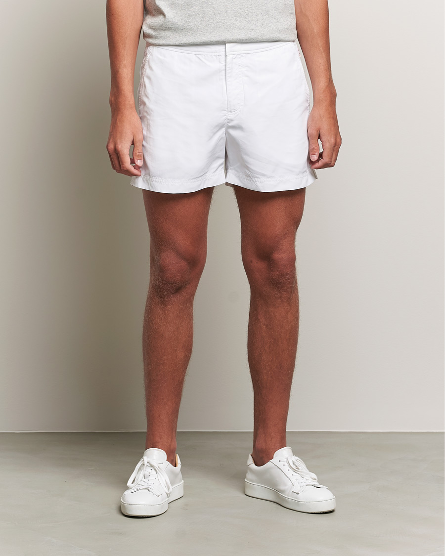 Herre | Best of British | Orlebar Brown | Setter Short Length Swim Shorts White