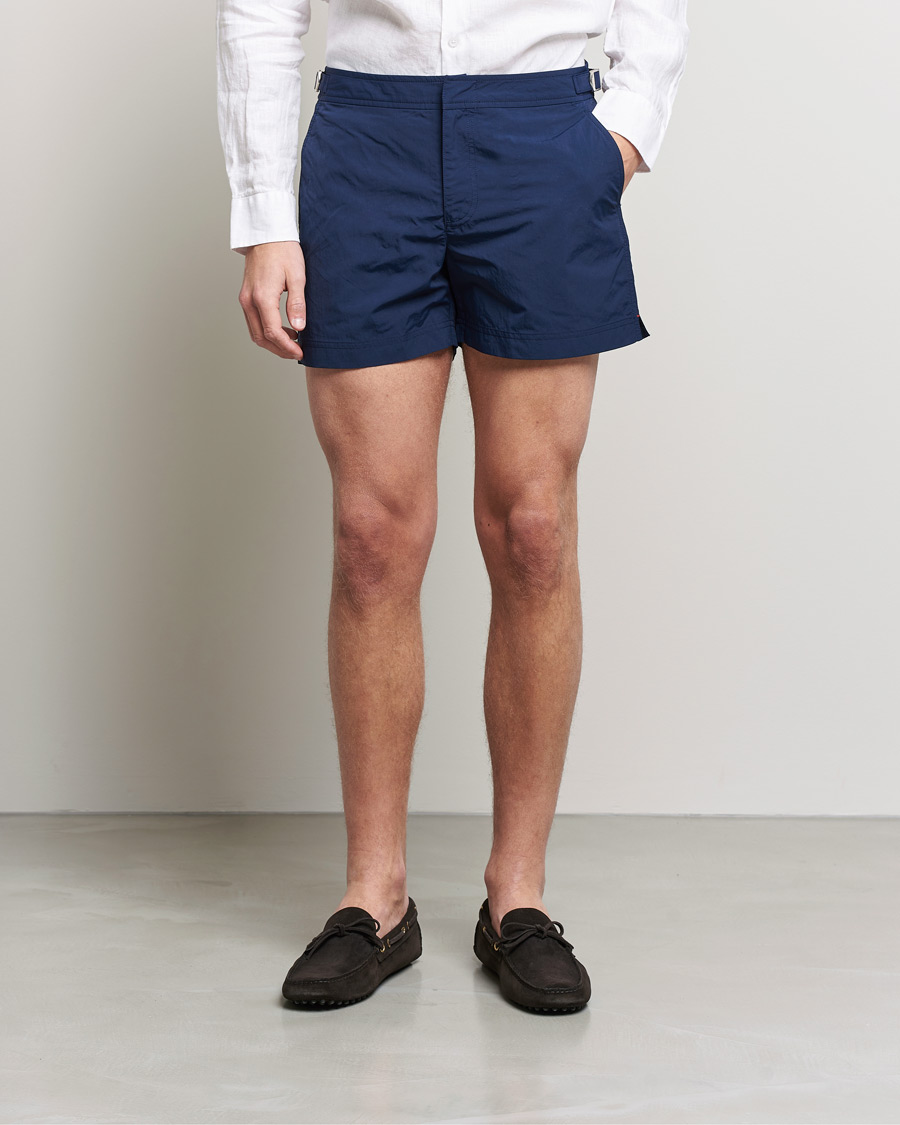 Herre | Best of British | Orlebar Brown | Setter II Short Length Swim Shorts Navy