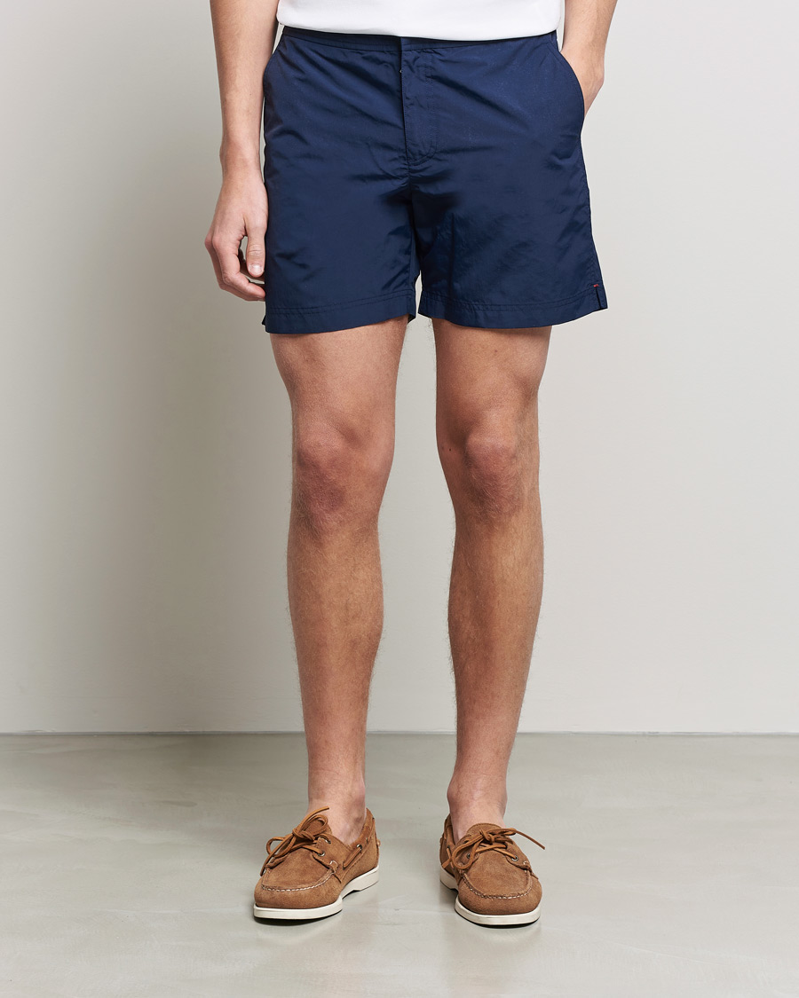 Herre | Orlebar Brown | Orlebar Brown | Bulldog II Medium Length Swim Shorts Navy