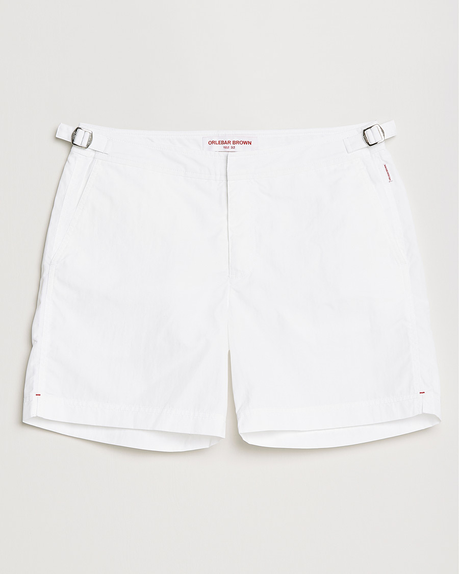Herre | Badeshorts | Orlebar Brown | Bulldog II Medium Length Swim Shorts White