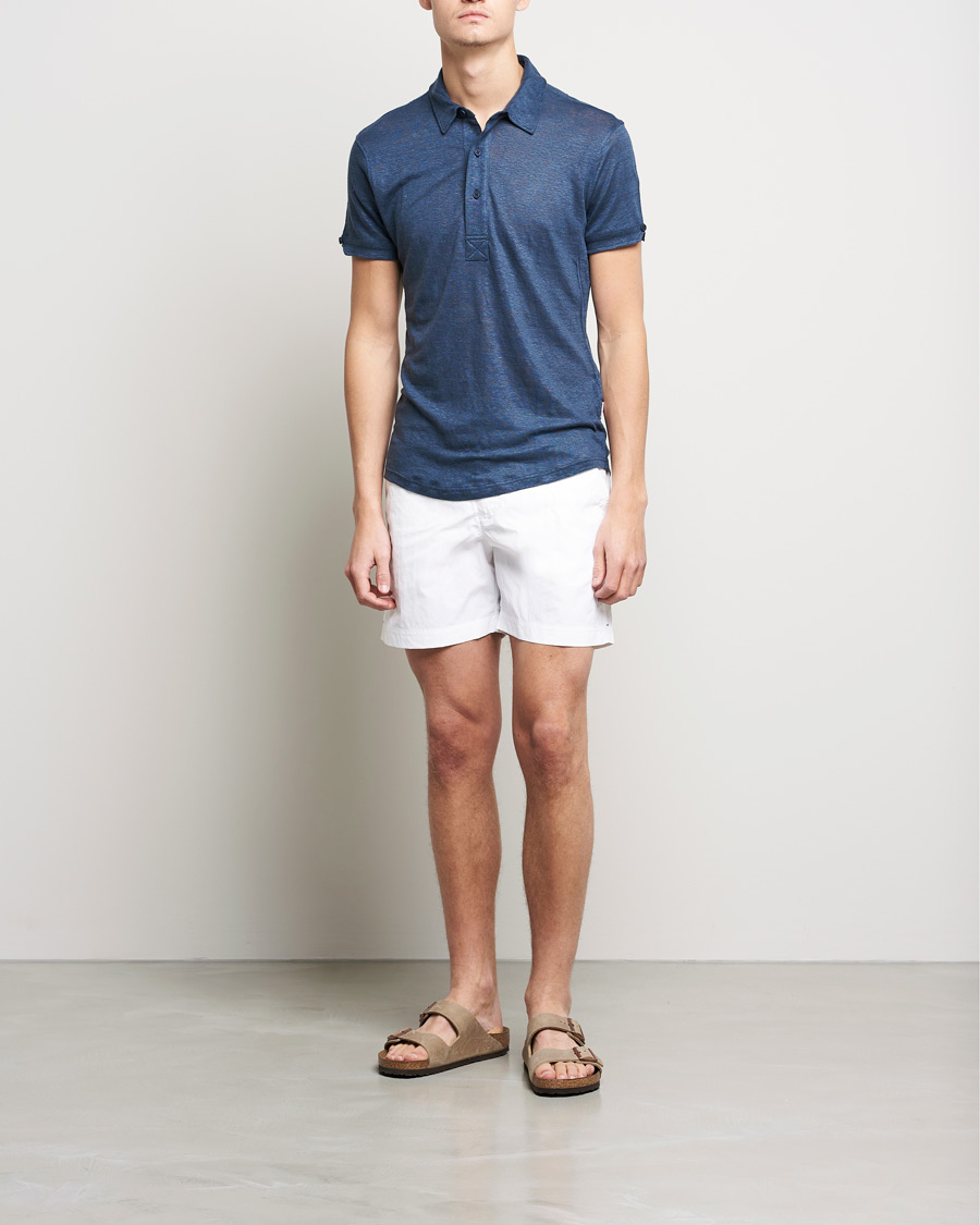 Herre | Badeshorts | Orlebar Brown | Bulldog II Medium Length Swim Shorts White