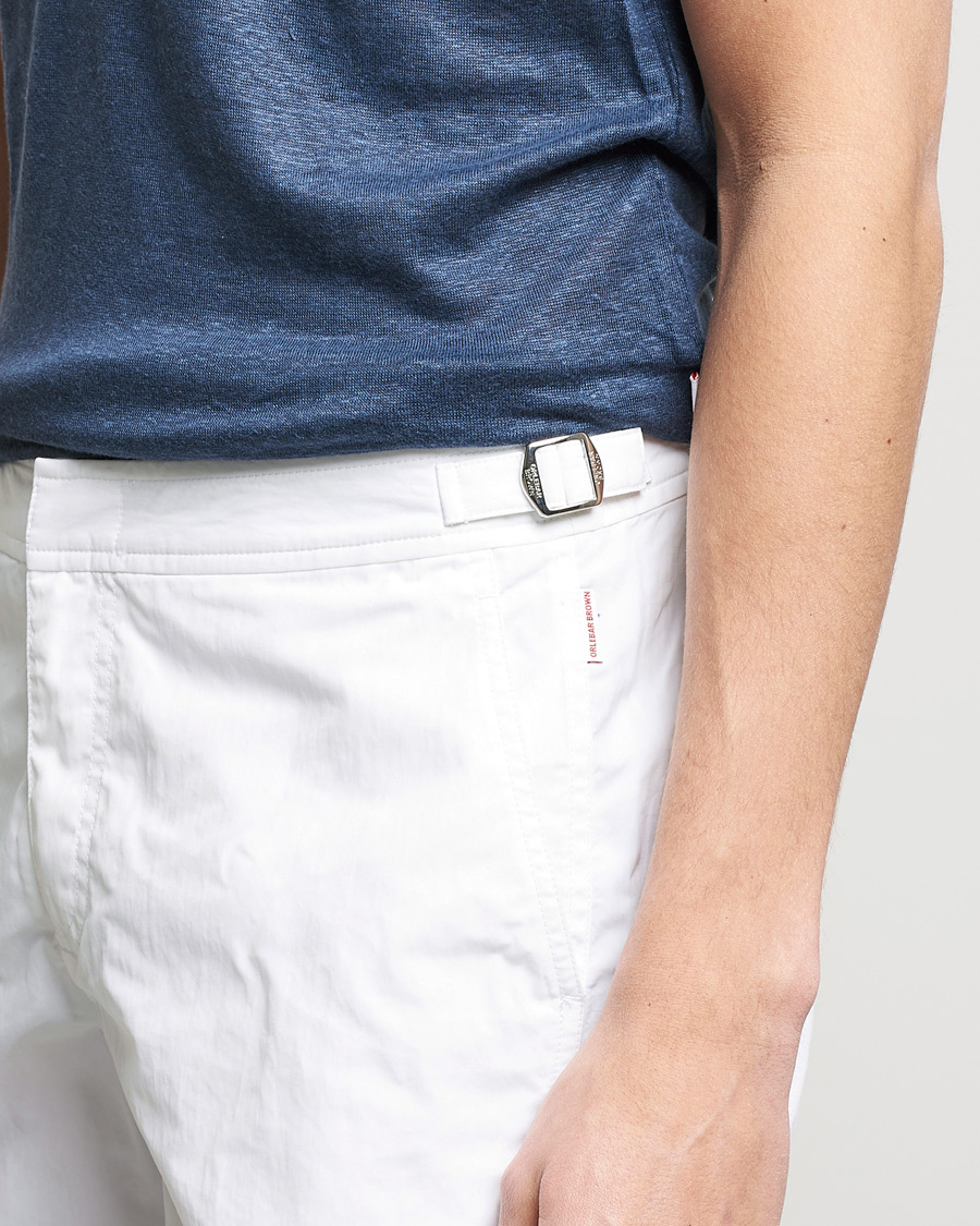 Herre | Badeshorts | Orlebar Brown | Bulldog II Medium Length Swim Shorts White