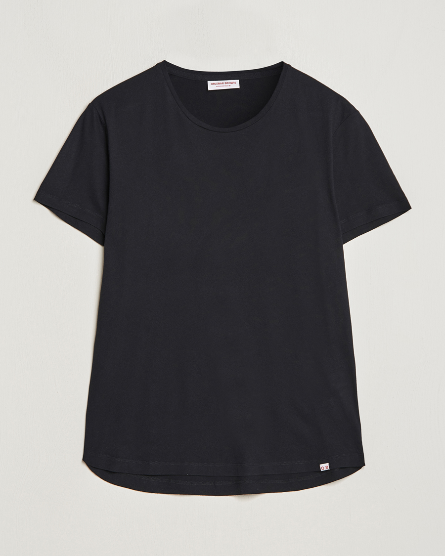 Herre | T-Shirts | Orlebar Brown | OB Crew Neck Tee Black