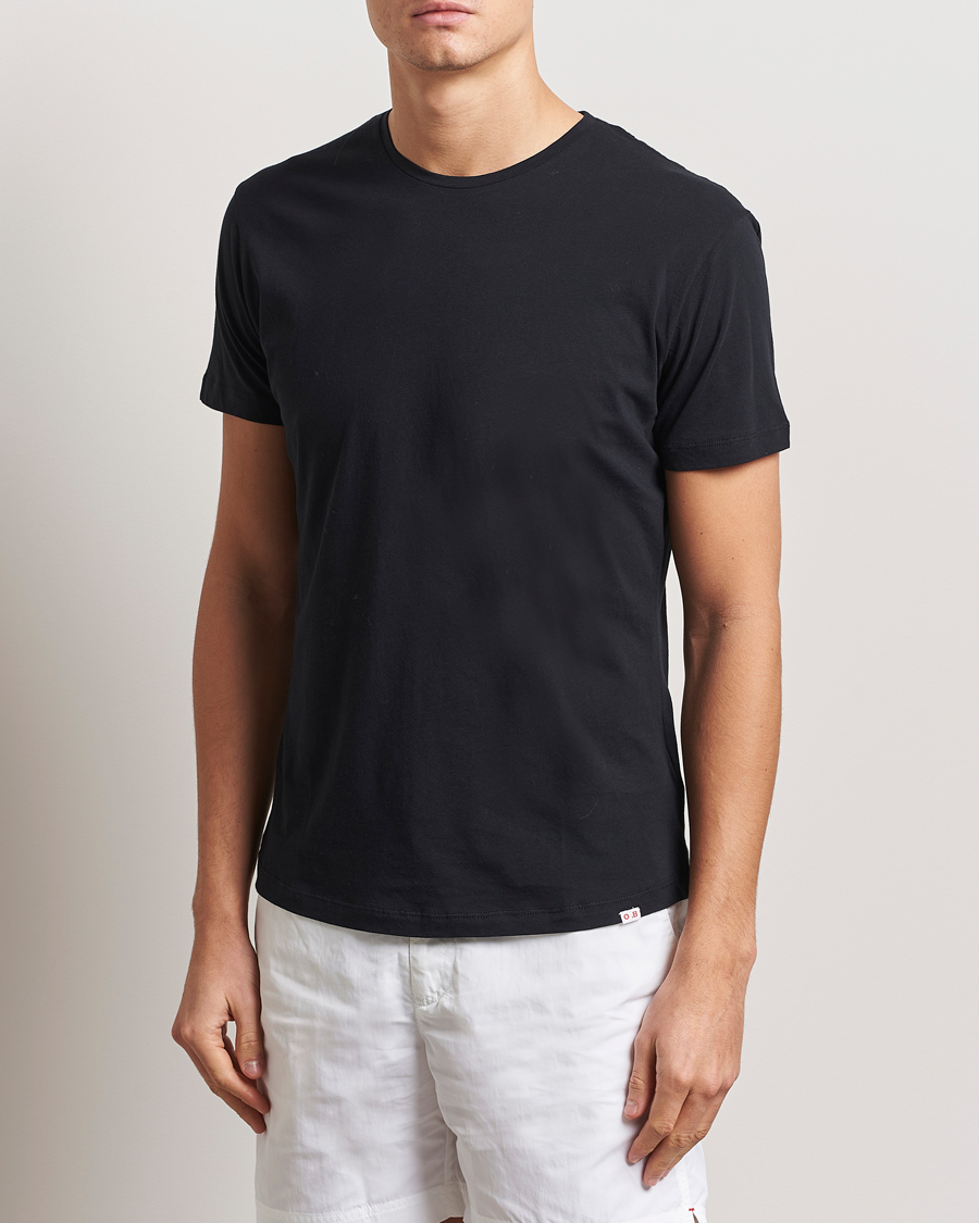 Herre | T-Shirts | Orlebar Brown | OB Crew Neck Tee Black