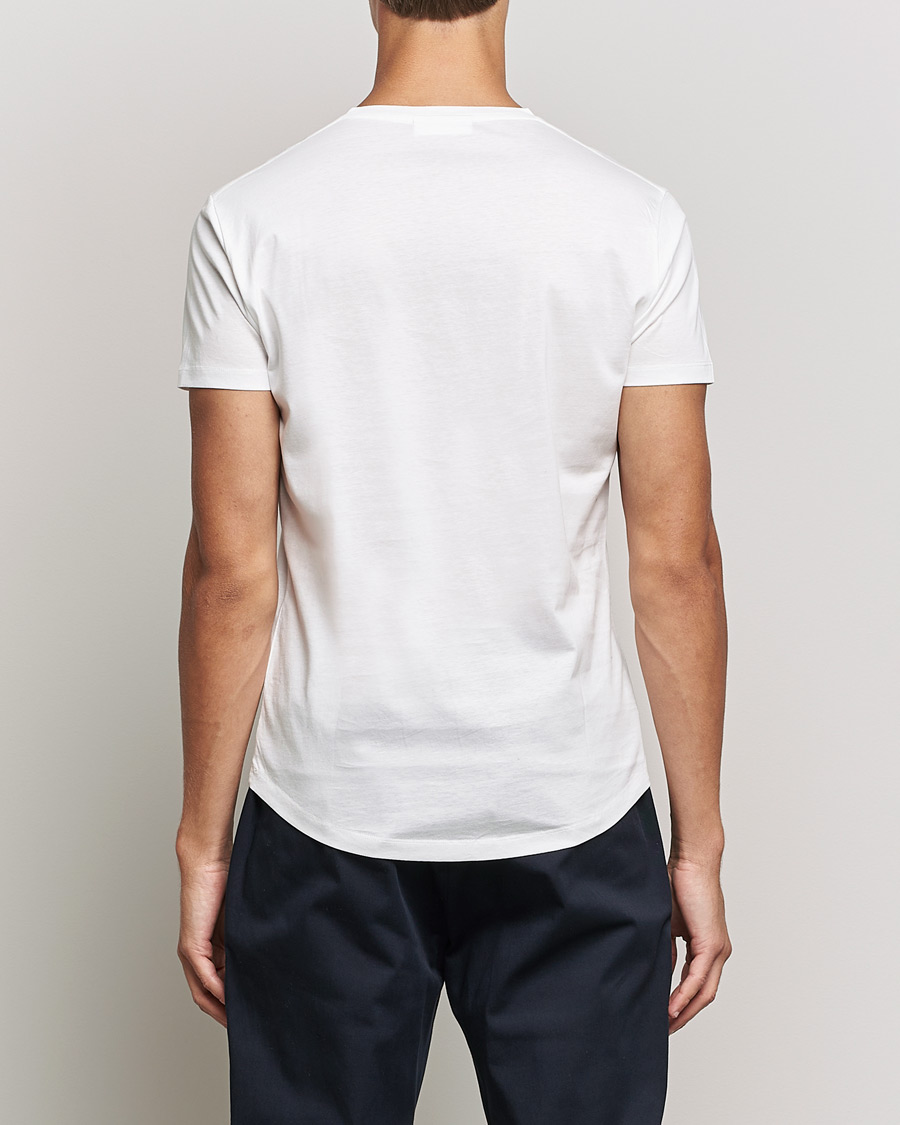 Herre | T-Shirts | Orlebar Brown | OB Crew Neck Mercerised Cotton Tee White