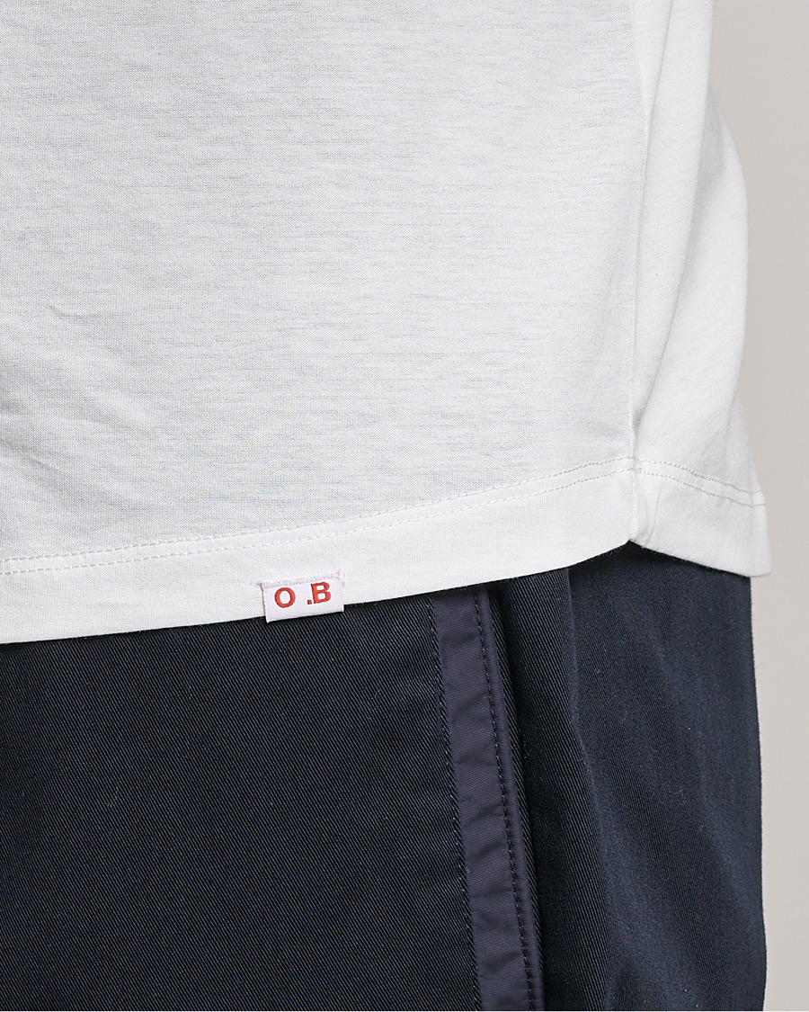 Herre | T-Shirts | Orlebar Brown | OB Crew Neck Mercerised Cotton Tee White