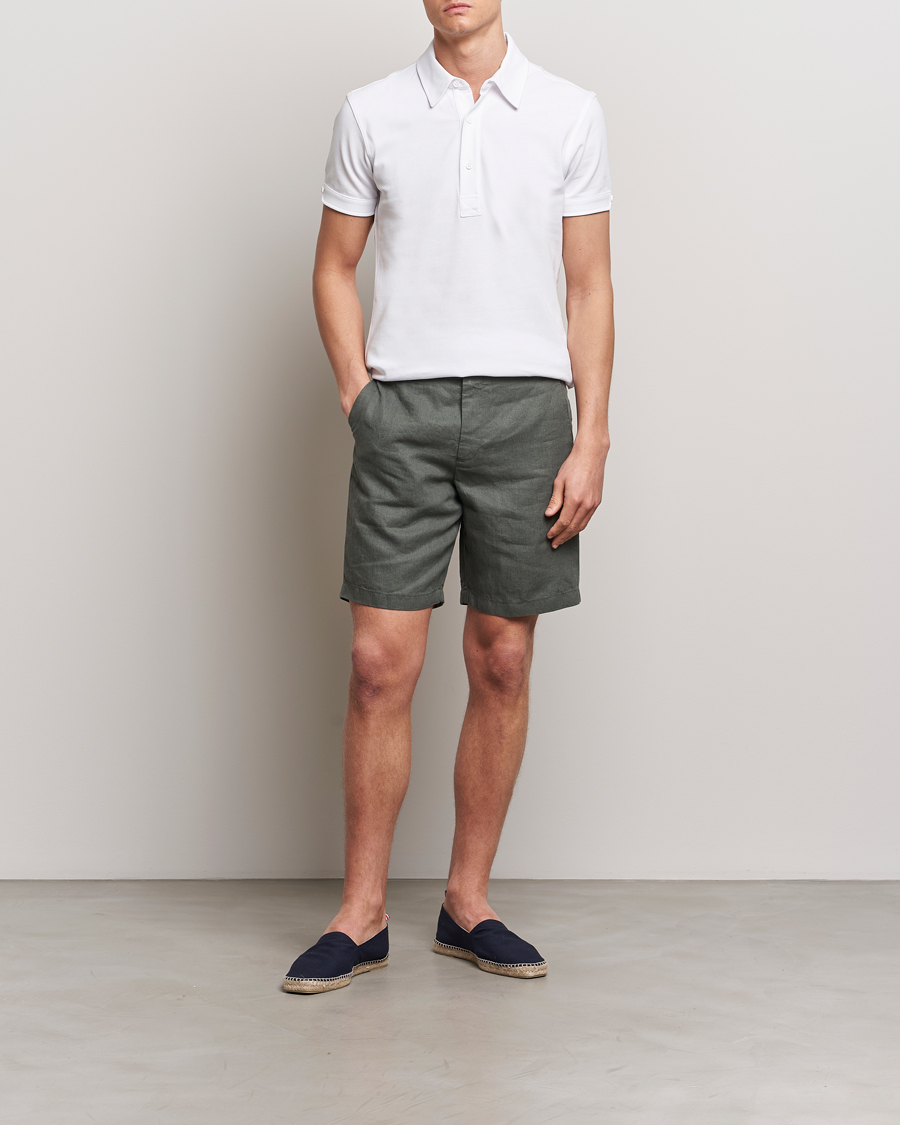 Herre | Pikéer | Orlebar Brown | Sebastian Tailored Cotton Polo White