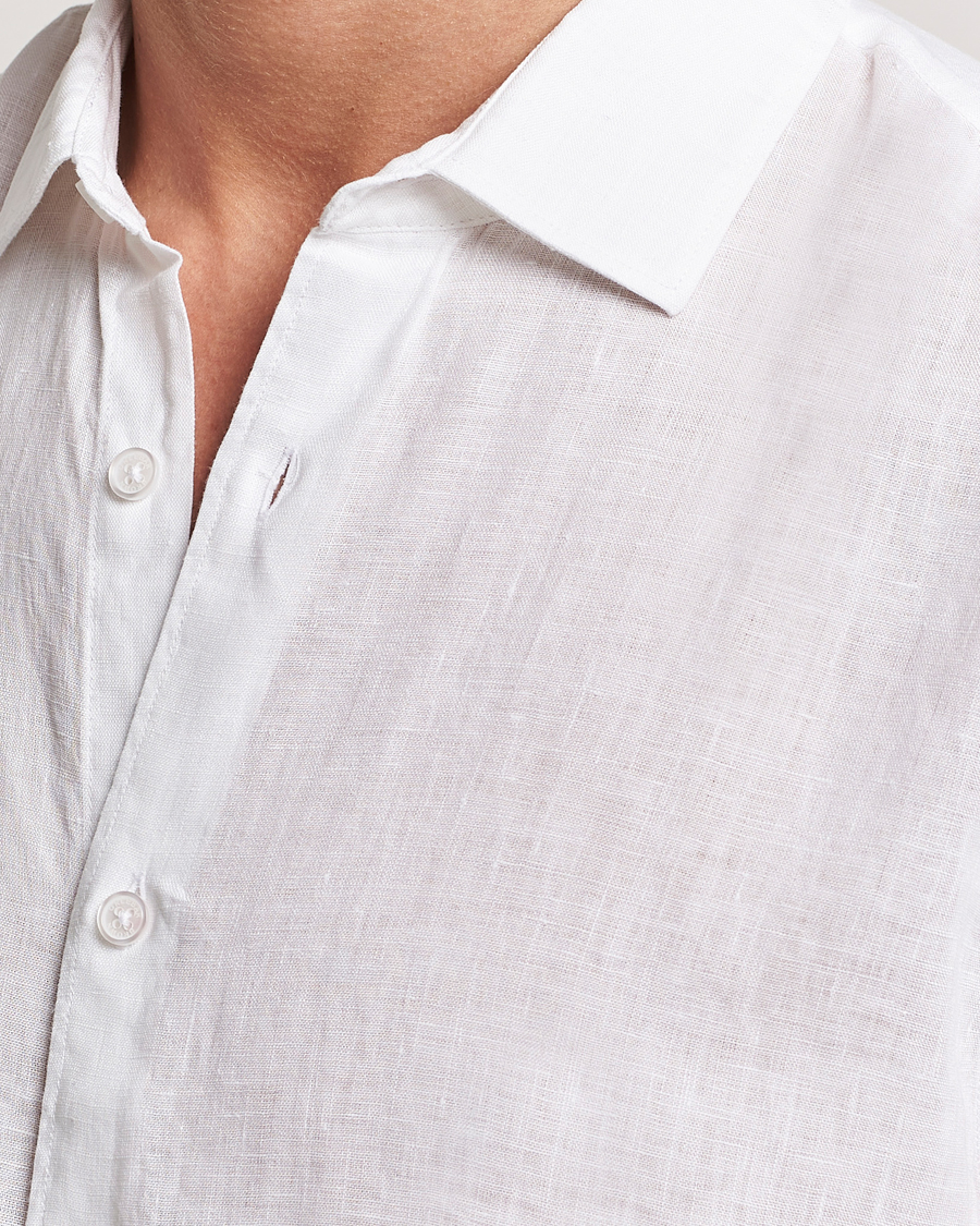 Herre | Skjorter | Orlebar Brown | Giles Linen CLS Shirt White