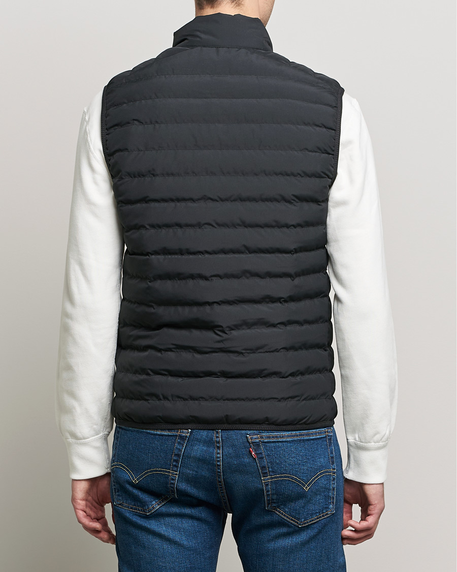 Herre | Vester | Lacoste | Lightweight Water-Resistant Quilted Zip Vest Black