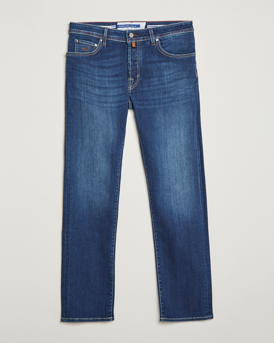 Herre | Jeans | Jacob Cohën | Nick 622 Slim Fit Stretch Jeans Medium Dark