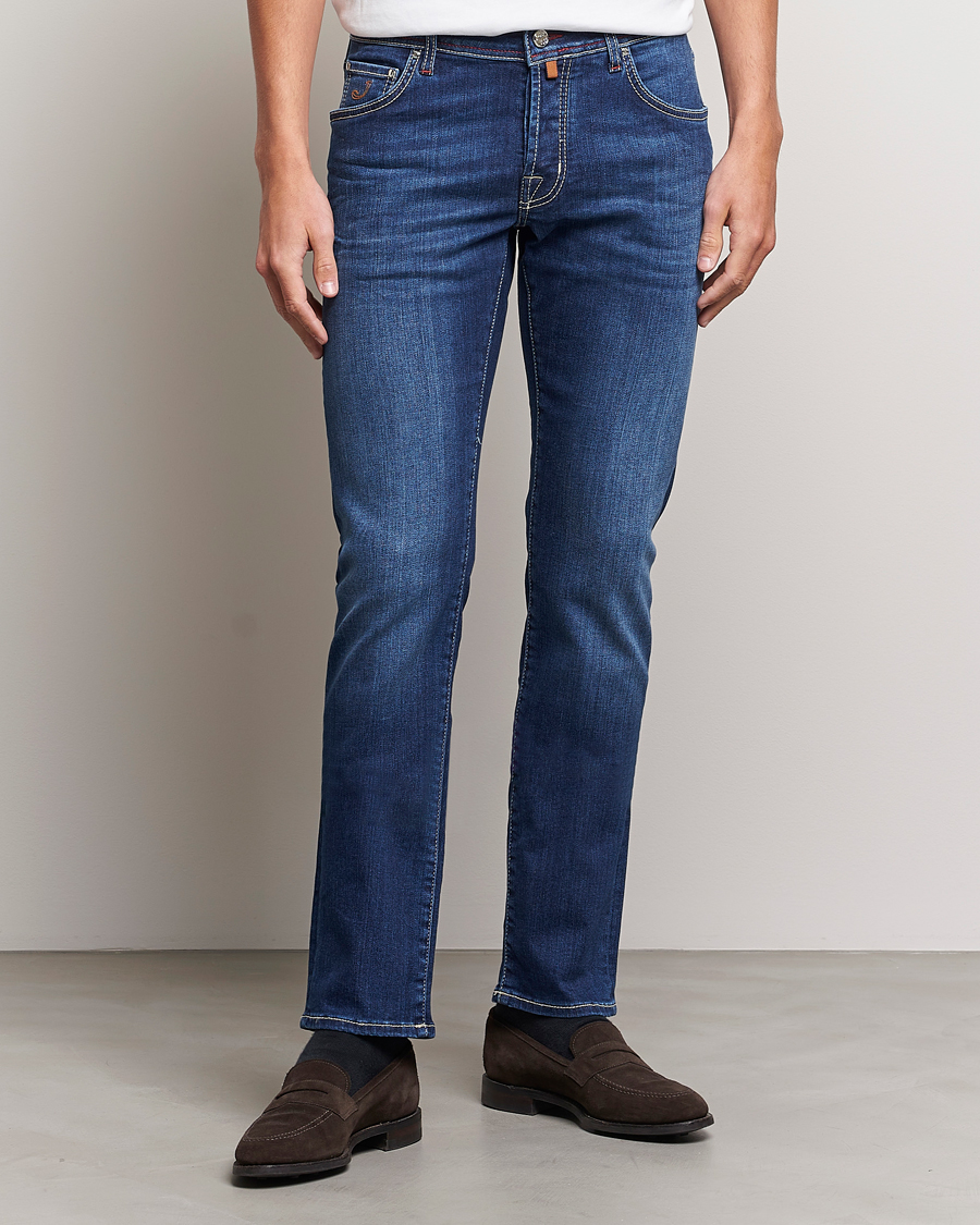 Herre | Avdelinger | Jacob Cohën | Nick 622 Slim Fit Stretch Jeans Medium Dark