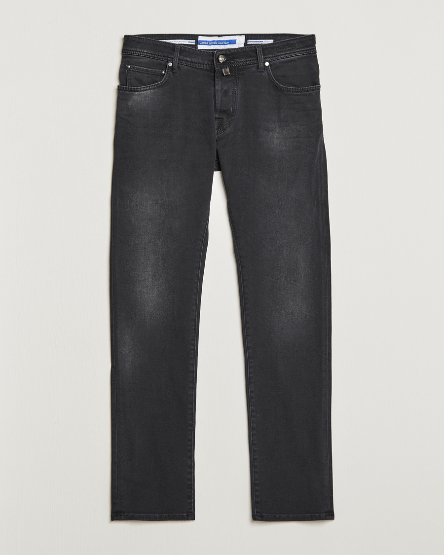 Herre | Jeans | Jacob Cohën | Nick 622 Slim Fit Stretch Jeans Black Dark Stone