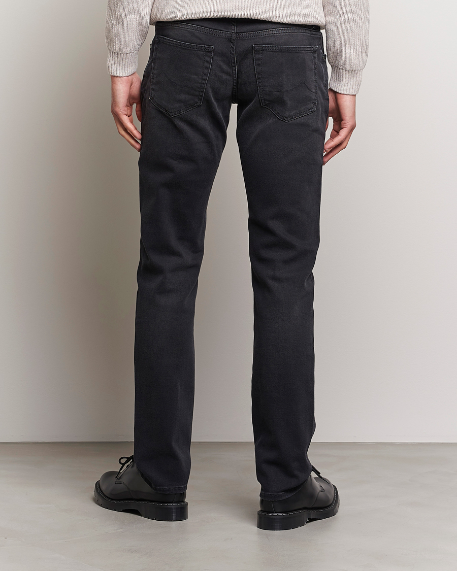 Herre | Jeans | Jacob Cohën | Nick 622 Slim Fit Stretch Jeans Black Dark Stone