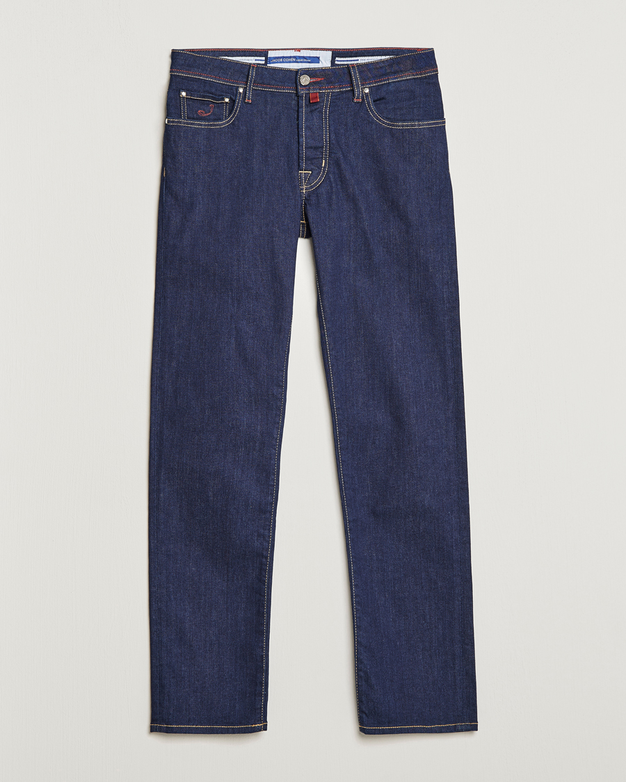 Herre | Jeans | Jacob Cohën | Bard 688 Slim Fit Stretch Jeans Rinse
