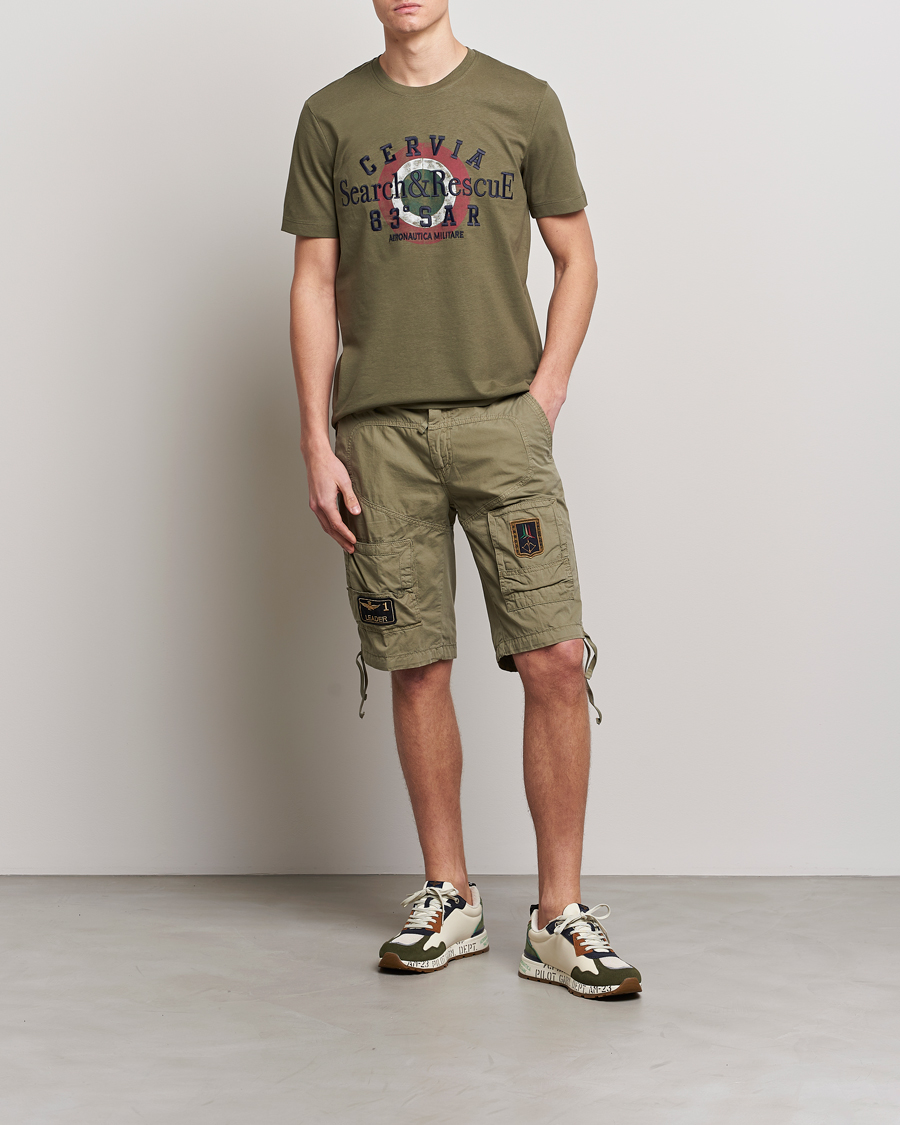 Herre | Shorts | Aeronautica Militare | Heritage Bermuda Shorts Green