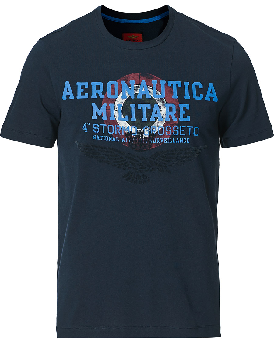 Herre | T-Shirts | Aeronautica Militare | TS1950 Tee Dark Navy