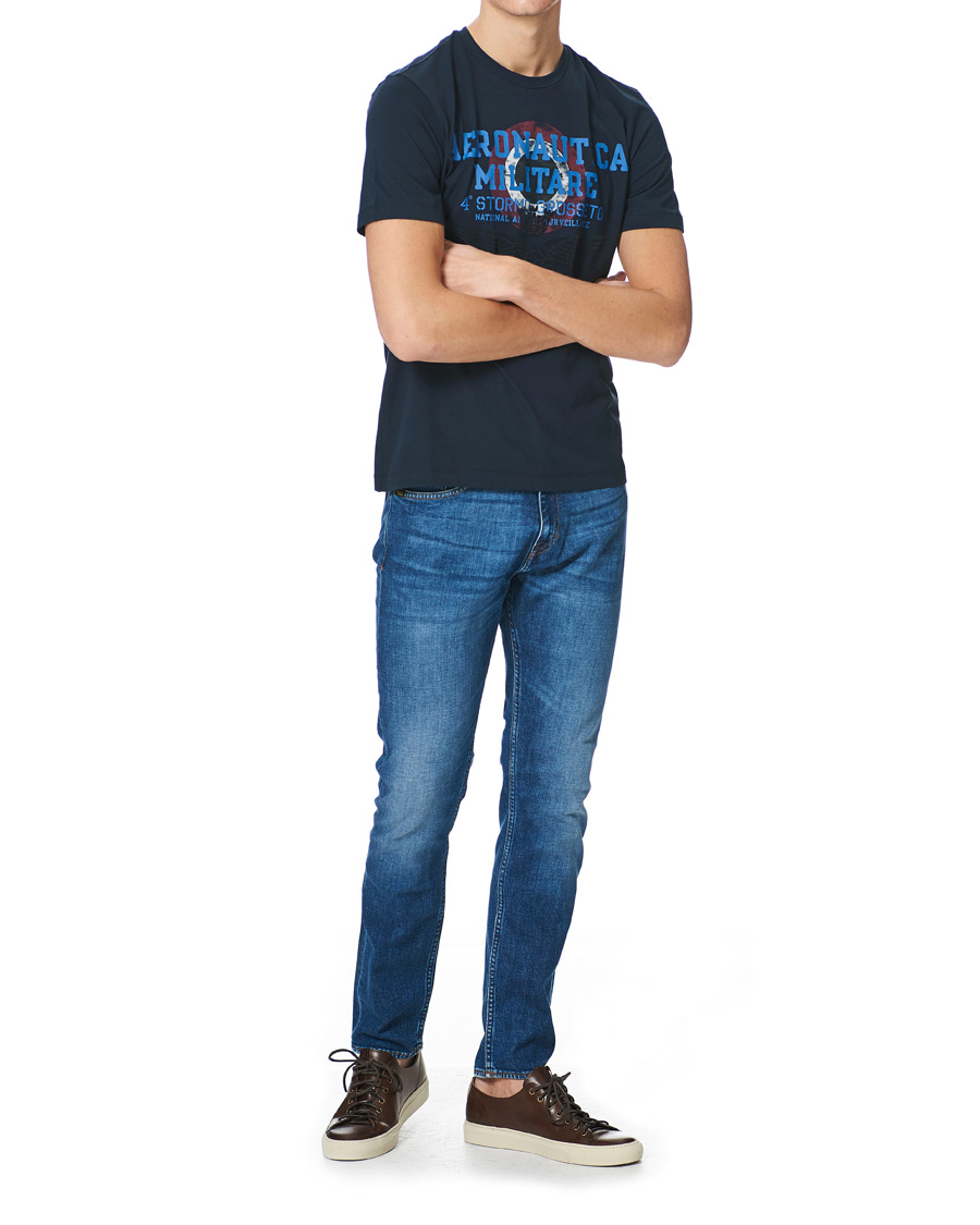 Herre | T-Shirts | Aeronautica Militare | TS1950 Tee Dark Navy