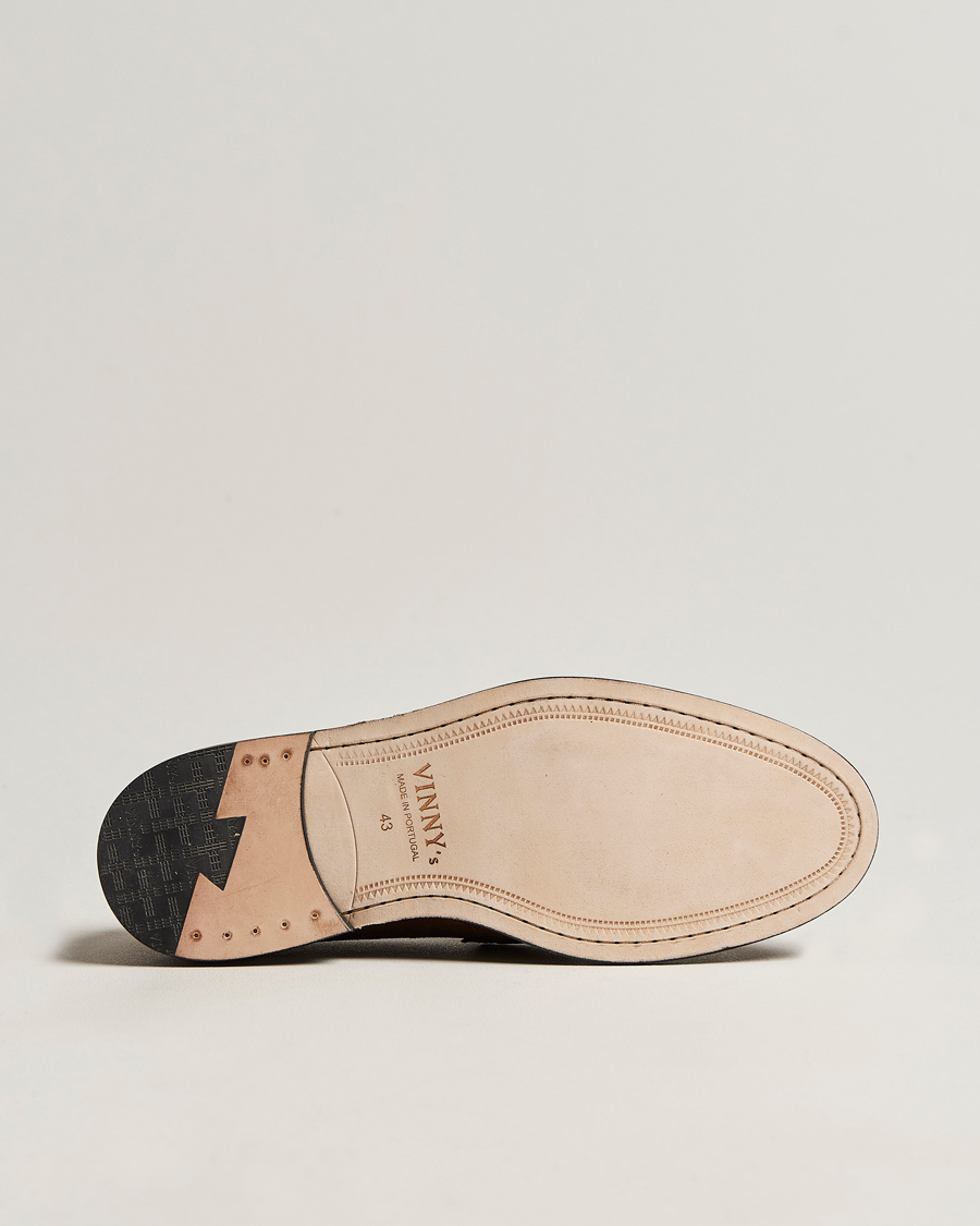 Herre | VINNY's Townee Penny Loafer Dark Brown Suede | VINNY's | Townee Penny Loafer Dark Brown Suede