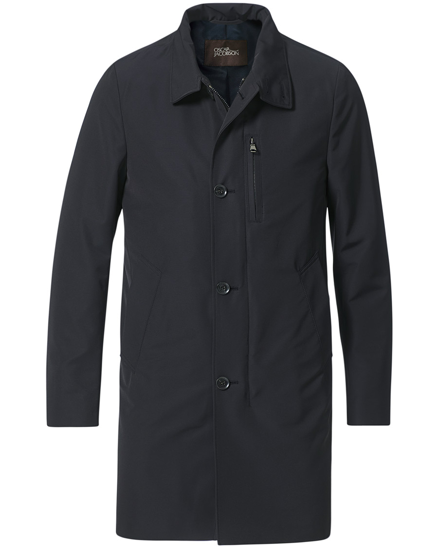Herre | Jakker | Oscar Jacobson | Landon Nylon Coat Navy