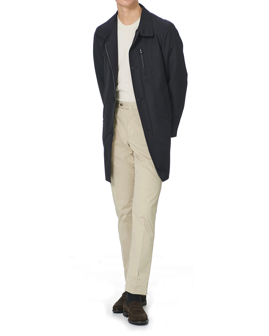 Herre | Jakker | Oscar Jacobson | Landon Nylon Coat Navy