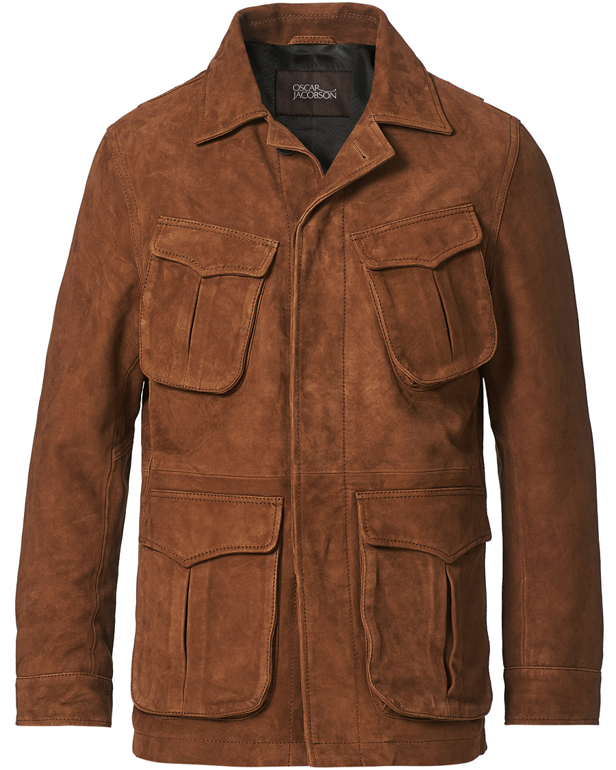 Herre | Jakker | Oscar Jacobson | Wester Sude Field Jacket Brown