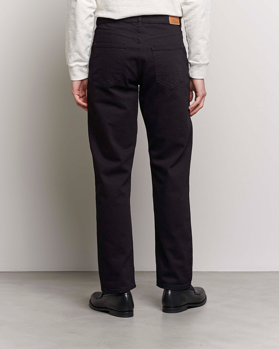 Herre | Jeans | Oscar Jacobson | Johan Straight Fit Cotton Stretch Jeans Black
