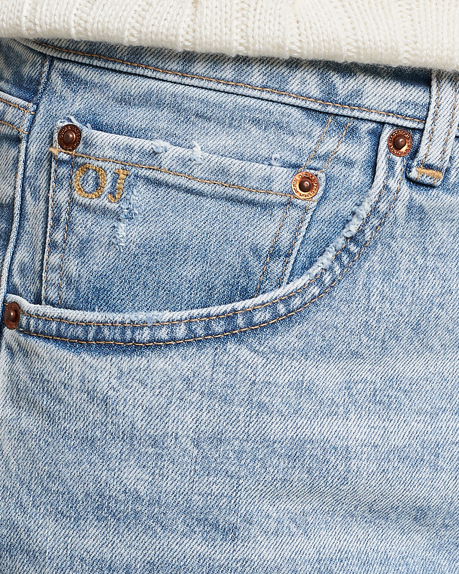 Herre | Jeans | Oscar Jacobson | Johan Straight Fit Cotton Stretch Jeans Light Wash