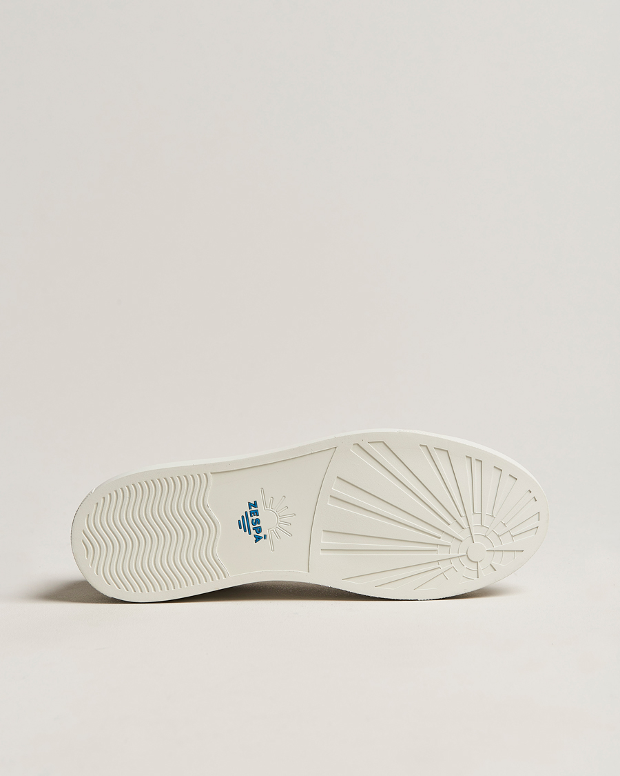 Herre | Zespà ZSP4 Nappa Leather Sneakers White/Navy | Zespà | ZSP4 Nappa Leather Sneakers White/Navy