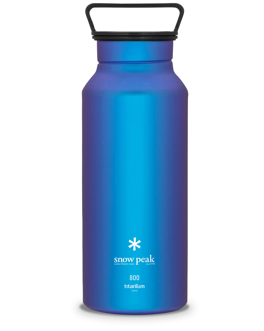 Herre | | Snow Peak | Titanium Aurora Bottle 800 Blue
