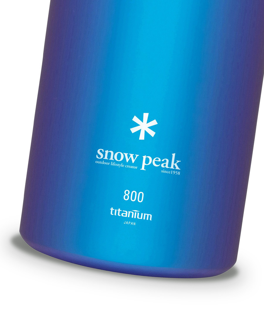 Herre | | Snow Peak | Titanium Aurora Bottle 800 Blue