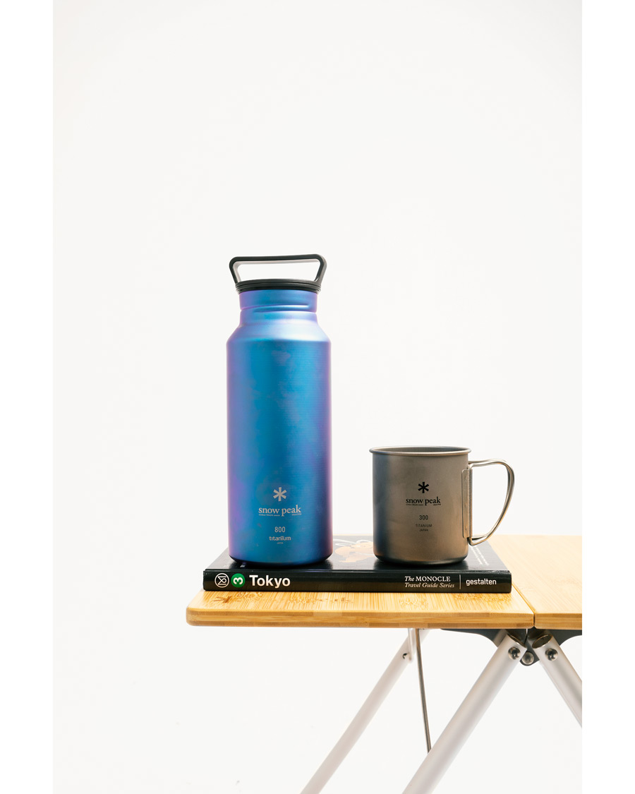 Herre | | Snow Peak | Titanium Aurora Bottle 800 Blue