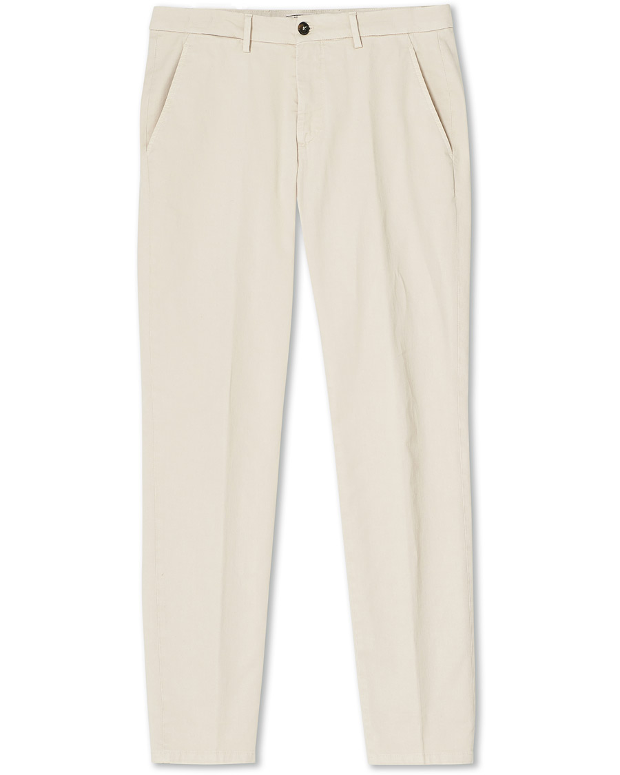 Herre | Bukser | Briglia 1949 | Slim Fit Cotton Chinos Cream