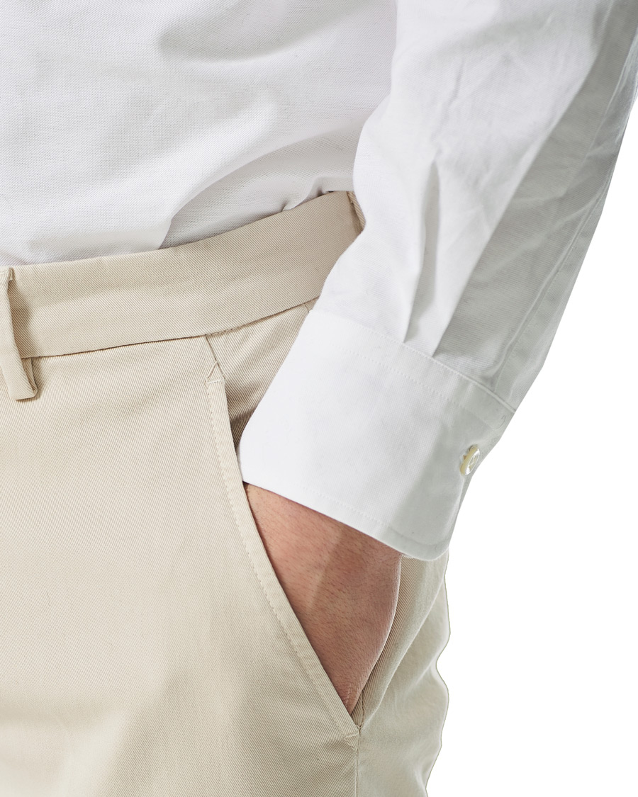 Herre | Bukser | Briglia 1949 | Slim Fit Cotton Chinos Cream