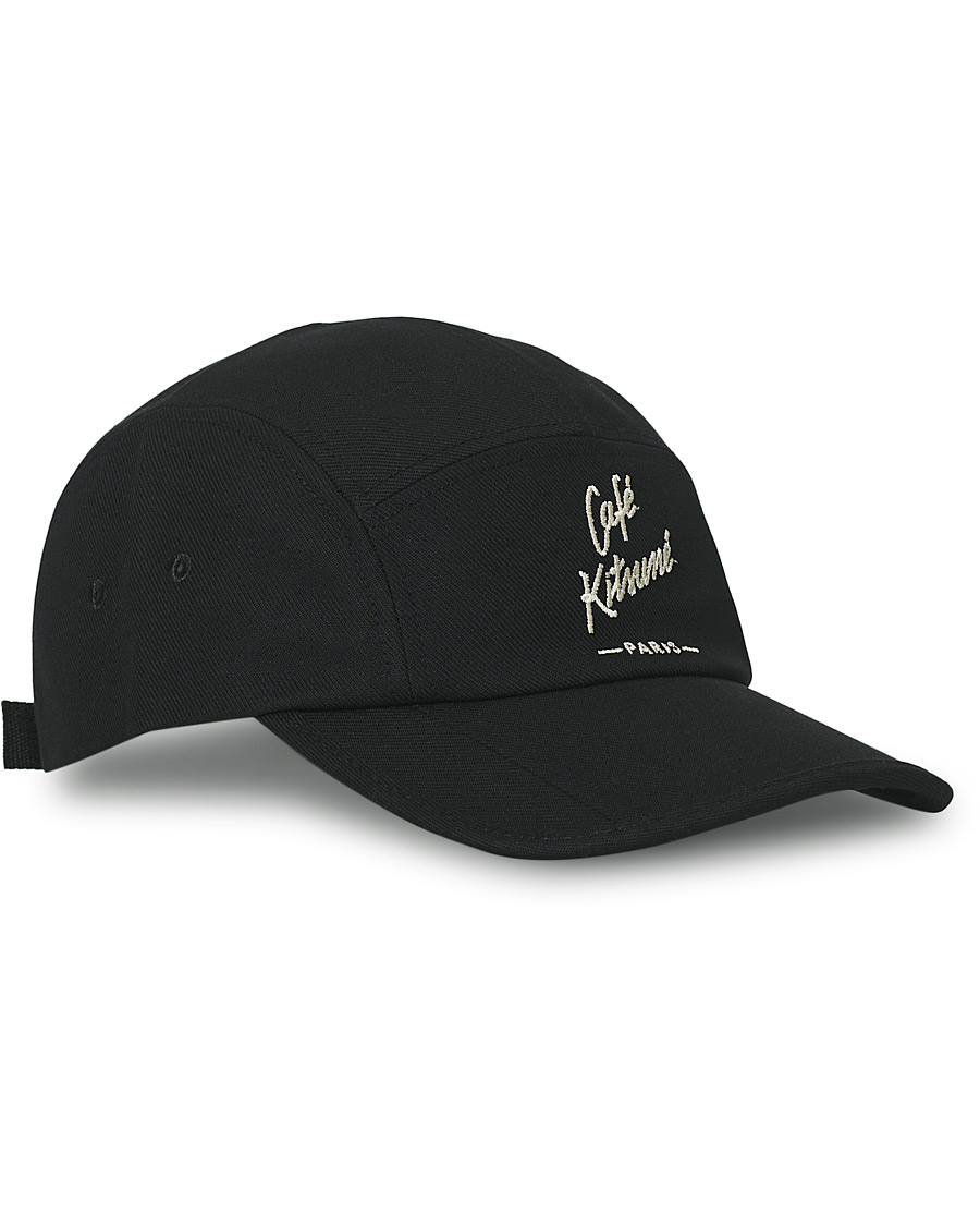 Herre | Café Kitsuné Crew Cap Black | Café Kitsuné | Crew Cap Black