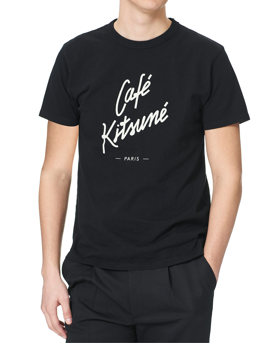 Herre | Café Kitsuné | Café Kitsuné | Crew T-Shirt Black