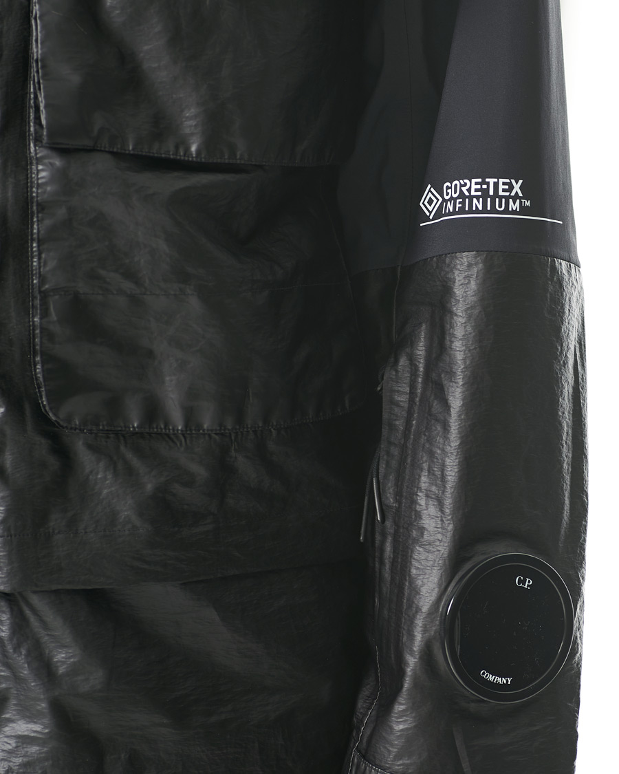 Herre | Jakker | C.P. Company | GORE-TEX Infinum Waterproof Hooded Jacket Black