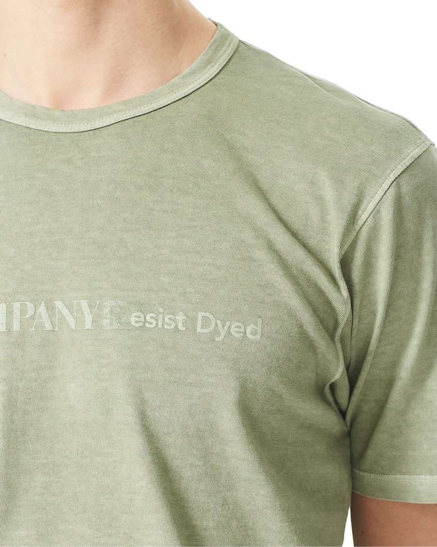 Herre | T-Shirts | C.P. Company | Resist Dyed Tee Olive