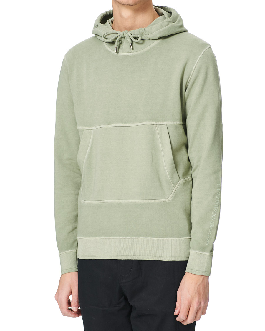 Herre | Gensere | C.P. Company | Resist Dyed Sweat hoodie Olive