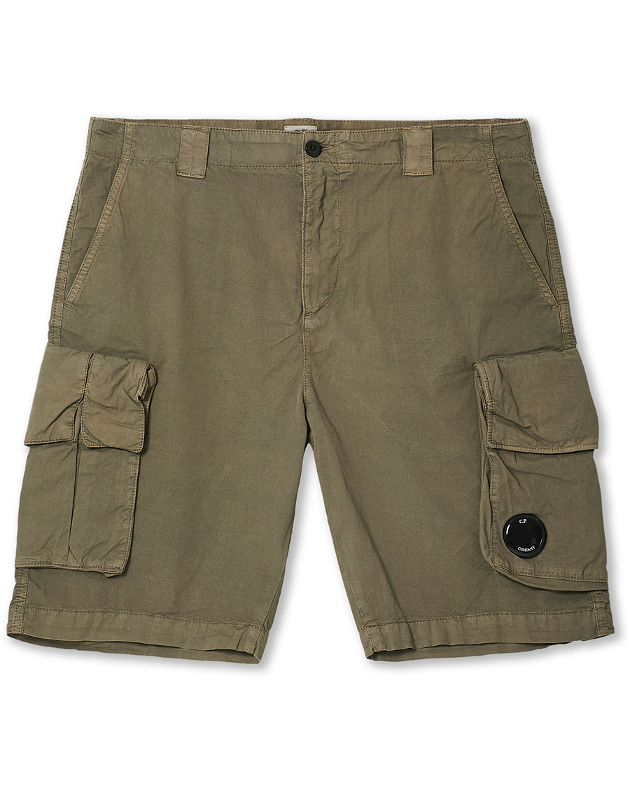 Herre | Shorts | C.P. Company | Stretch Twill Cargo Shorts Olive