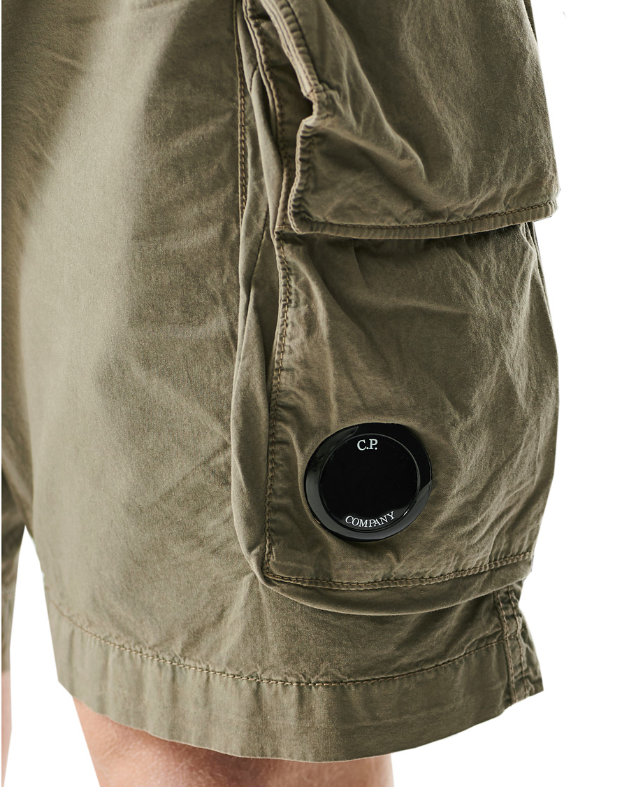 Herre | Shorts | C.P. Company | Stretch Twill Cargo Shorts Olive