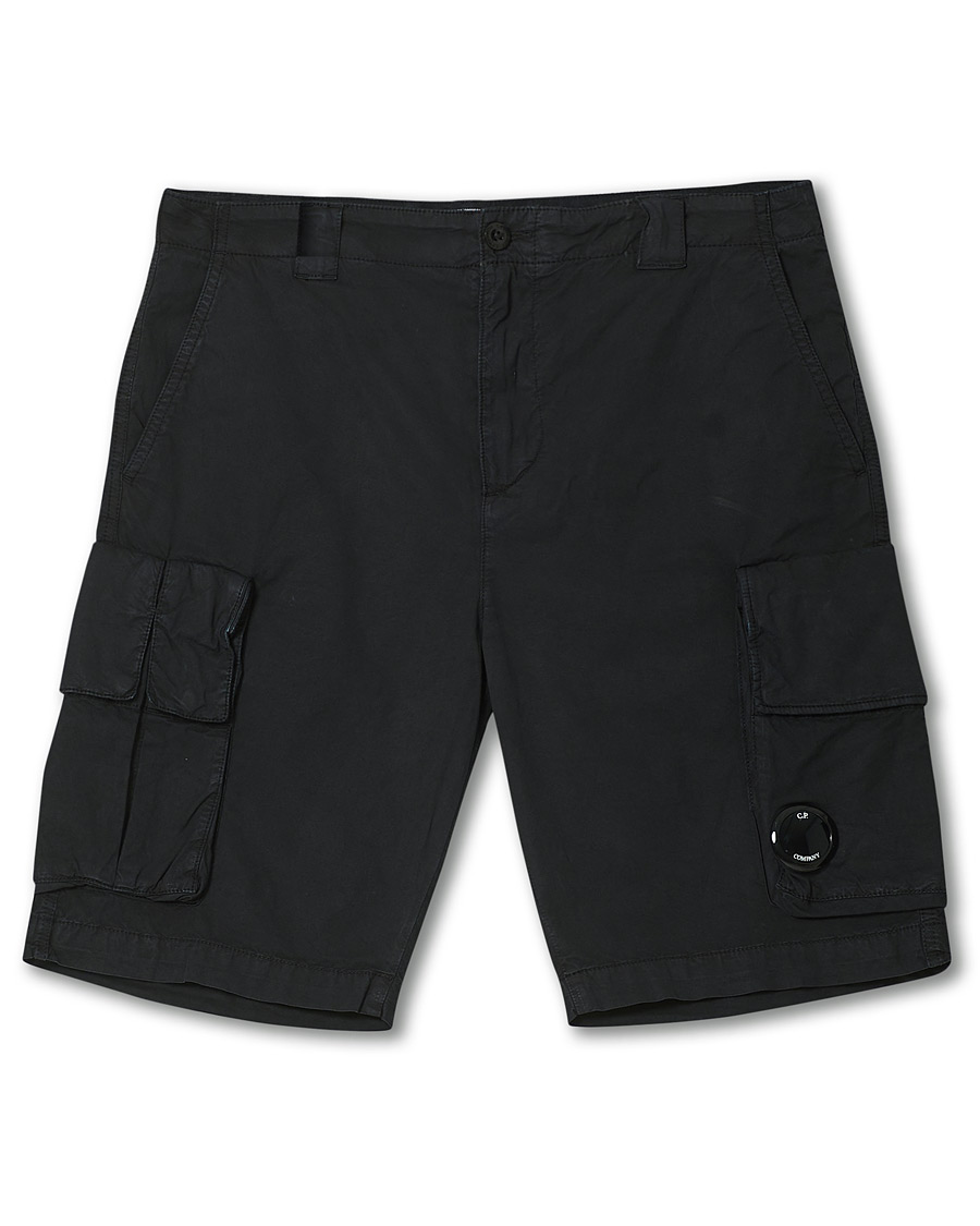 Herre | Shorts | C.P. Company | Stretch Twill Cargo Shorts Black 48