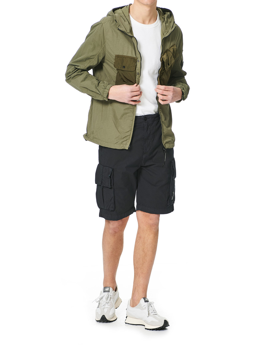 Herre | Shorts | C.P. Company | Stretch Twill Cargo Shorts Black 48